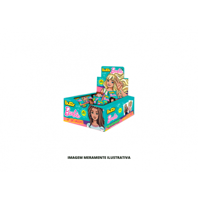 CHICLE BUZZY BARBIE TATTOO HORTELA RICLAN 90UN